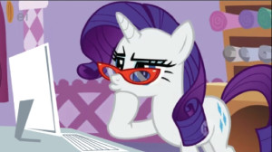 I'm not really sure what a picture of Rarity from My Little Pony has to do with this post but it looked appropriate. Also, she's my daughter's favorite. 