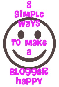 make a blogger happy