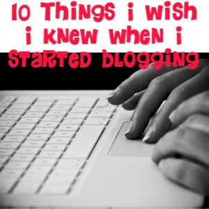 started blogging