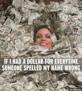 name spelling