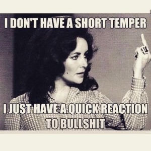 short temper
